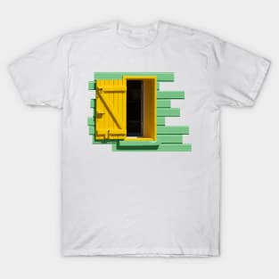 Green Wall, Yellow Window T-Shirt